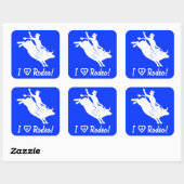 ロデオが大好き!ブルライド スクエアシール (シート)