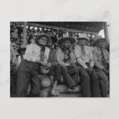 ロデオのオールドカウボーイズヴィンテージ写真 ポストカード (正面)