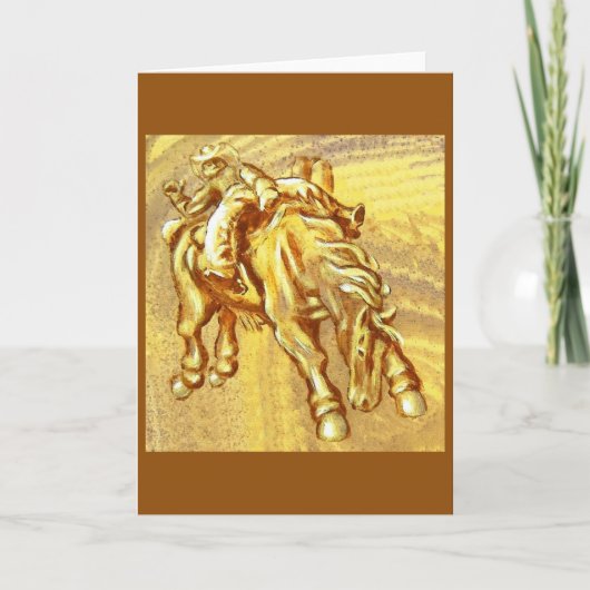 ロデオのカウボーイ カード (正面)