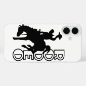 ロデオのブラックベリーのはっきりしたな箱 Case-Mate iPhoneケース (裏面 (横))