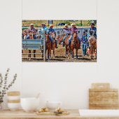 ロデオのポスターでカウボーイズ ポスター (キッチン)