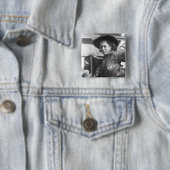 ロデオの女性のカーボーイ: 1940年 缶バッジ (インサイチュ)