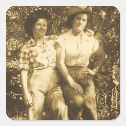 ロデオの恋人 スクエアシール (正面)