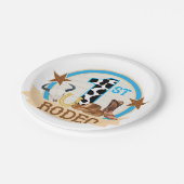 ロデオの誕生日 ペーパープレート (アングル)