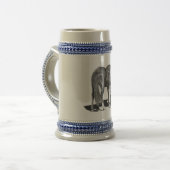 ロデオの蹄鉄工 ビールジョッキ (正面左)