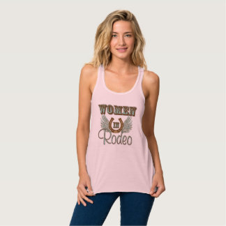 ロデオのFlowy Racerbackタンクの女性 タンクトップ