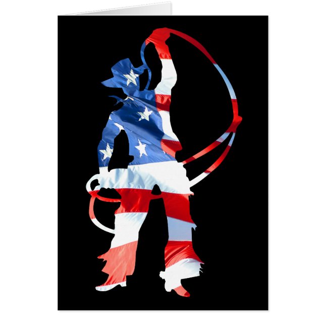 ロデオはアメリカ – ローピン (正面)