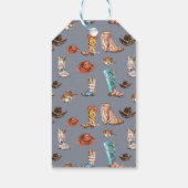 ロデオをテーマにした |誕生日ギフトラベル ギフトタグ (裏面)