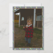 ロデオをテーマにした |誕生日招待状 招待状 (裏面)