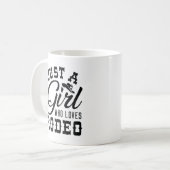 ロデオを愛する女の子 コーヒーマグカップ (正面左)