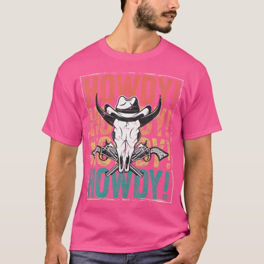ロデオウェスタン動揺してバーンダンス Tシャツ (正面)