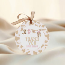 ロデオウェスタン女性のカーボーイベビーシャワーピンク