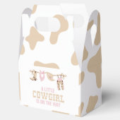 ロデオウェスタン女性のカーボーイベビーシャワー フェイバーボックス (オープン)