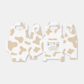 ロデオウエスタンカウボーイベビーシャワー紙プレート フェイバーボックス (折り畳みなし)