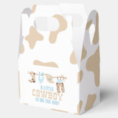ロデオウエスタンカウボーイベビーシャワー紙プレート フェイバーボックス (オープン)
