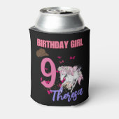 ロデオウマズポニーフラワーズバースデーパーティーガール 缶クーラー (缶裏面)