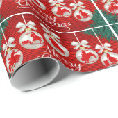 ロデオオーナメントメリークリスマスラッピングペーパー ラッピングペーパー (ロールコーナー)