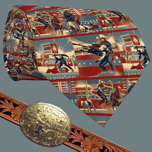 ロデオカウボーイズカーフローピング ネクタイ