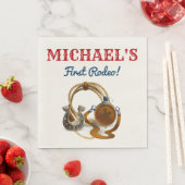 ロデオカウボーイバースデーパーティナプキンス スタンダードランチョンナプキン (インサイチュ)