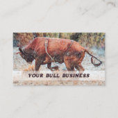 ロデオカウボーイブルライディング 名刺 (正面)