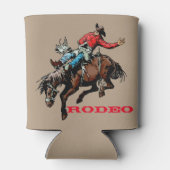 ロデオカウボーイブロンクライダー 缶クーラー (裏面)