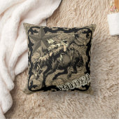 ロデオカウボーイベアバックブロンクライダー装飾用クッション クッション (ブランケット)