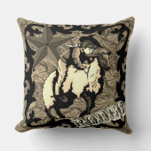 ロデオカウボーイマットンブスティン装飾用クッション クッション (正面)