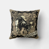 ロデオカウボーイレスリング装飾用クッション クッション (裏面)