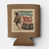 ロデオカウボーイヴィンテージ西部映画 缶クーラー (裏面)