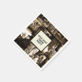 ロデオカウボーイ素朴カントリーウェスタンのテーマパーティー スタンダードカクテルナプキン (角)