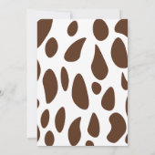 ロデオカウボーイ誕生日パーティーの招待 招待状 (裏面)