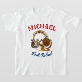 ロデオカウボーイ誕生日パーティーシャツ Tシャツ