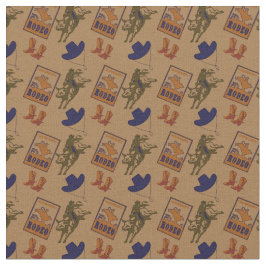 ロデオカウボーイ郡西部  ファブリック