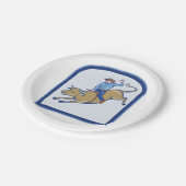 ロデオカウボーイ ペーパープレート (アングル)