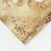 ロデオガール絵画オンホースパーソナライズされた フリースブランケット (角)