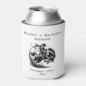 ロデオクーラーボックス |乗馬バチュラーパーティ 缶クーラー (缶正面)