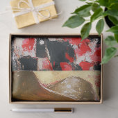 ロデオグラムウェスタン女性のカーボーイデクページ 薄葉紙 (ギフト)