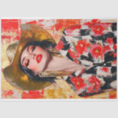 ロデオグラムウェスタン女性のカーボーイデクページ 薄葉紙 (正面)