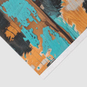 ロデオグラムターコイズレオパード印刷デコページ 薄葉紙 (詳細)