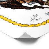 ロデオサドルブロンクライダープリント ポスター (角)