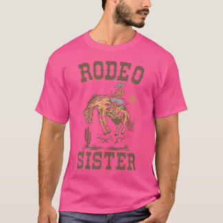 ロデオシスターブラザーウエスタンカウボーイ誕生日ファミル Tシャツ