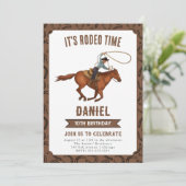 ロデオタイムカウボーイ誕生日 招待状 (スタンド正面)