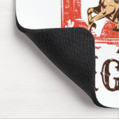 ロデオナイトカウボーイ女性のカーボーイウエスタンカントリー マウスパッド (コーナー)