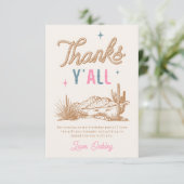 ロデオバースデーパーティーサンキューカード サンキューカード (スタンド正面)