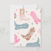 ロデオバースデーパーティーサンキューカード サンキューカード (裏面)