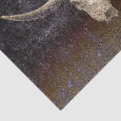 ロデオパープルブラウンアートテクスチャブル素朴スカル 薄葉紙 (詳細)