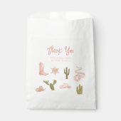 ロデオピンクの誕生日パーティー フェイバーバッグ (正面)