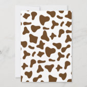 ロデオピンクウェスタン4歳の誕生日 招待状 (裏面)