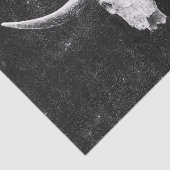 ロデオブラックアンドホワイトウェスタン素朴ブルスカル 薄葉紙 (詳細)