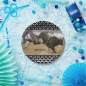 ロデオブルライディング紙プレート ペーパープレート (パーティー)